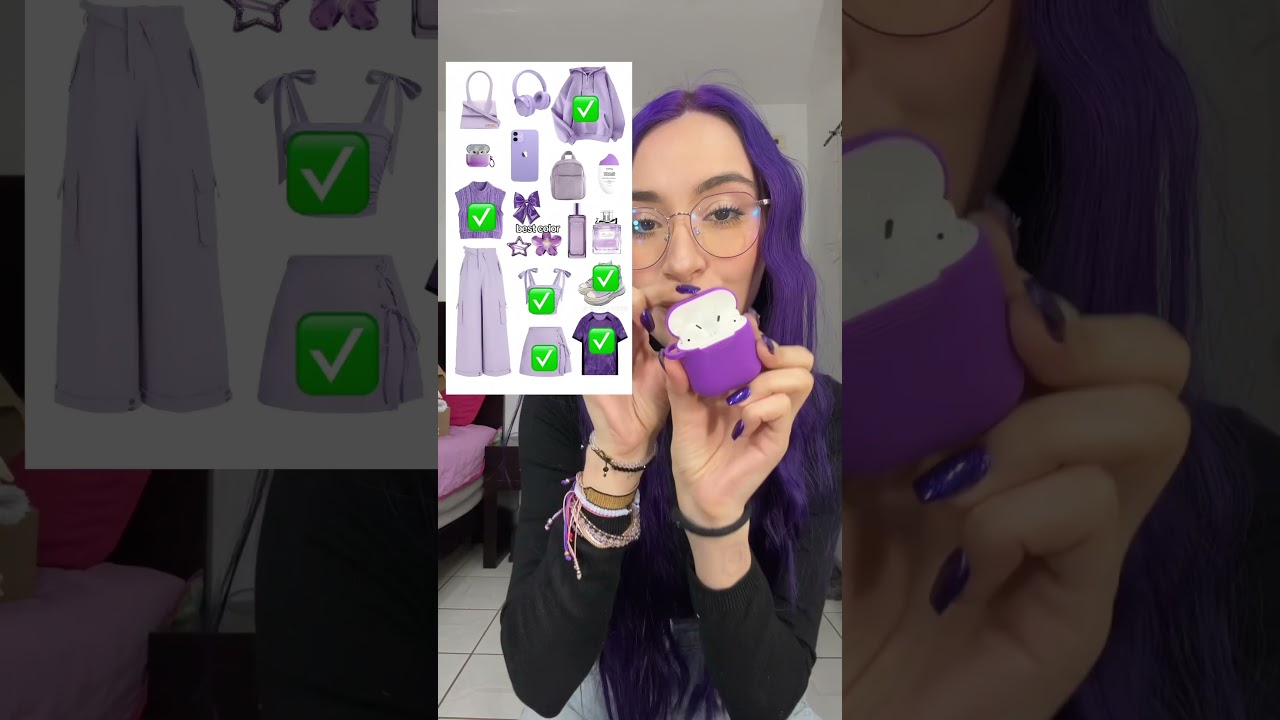 TENGO TODO LO MORADO QUE APARECE EN ESTA FOTO 📸😳💜