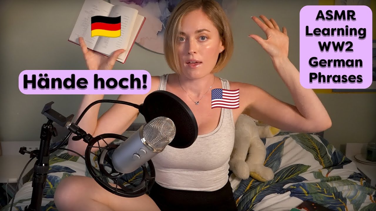 ASMR 1944 ✦ Deutsche Phrasen für britische Soldaten (Geflüstert & auf Karteikarten)