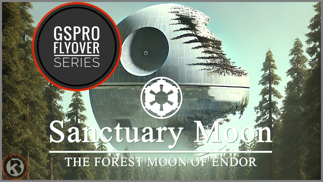 GSPro Course Flyover - Sanctuary Moon - Designed by Greg McDonald Guy Holman