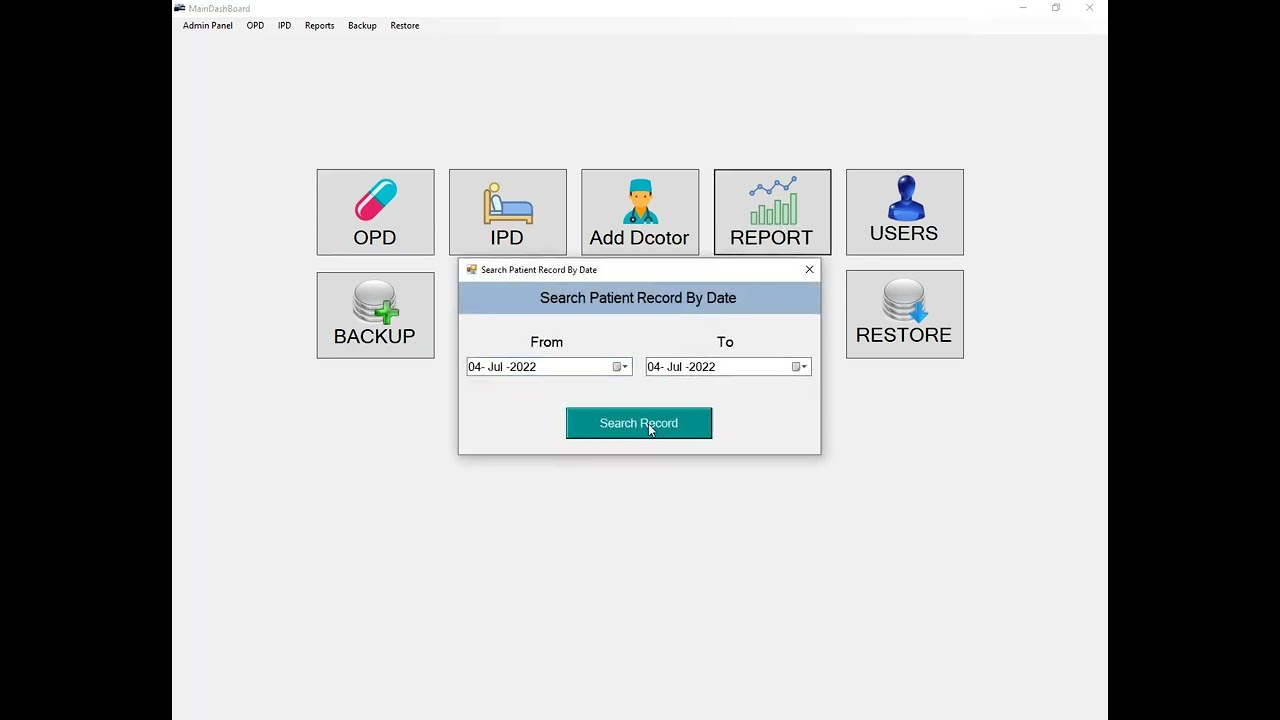 Hospital OPD Software Free of Cost