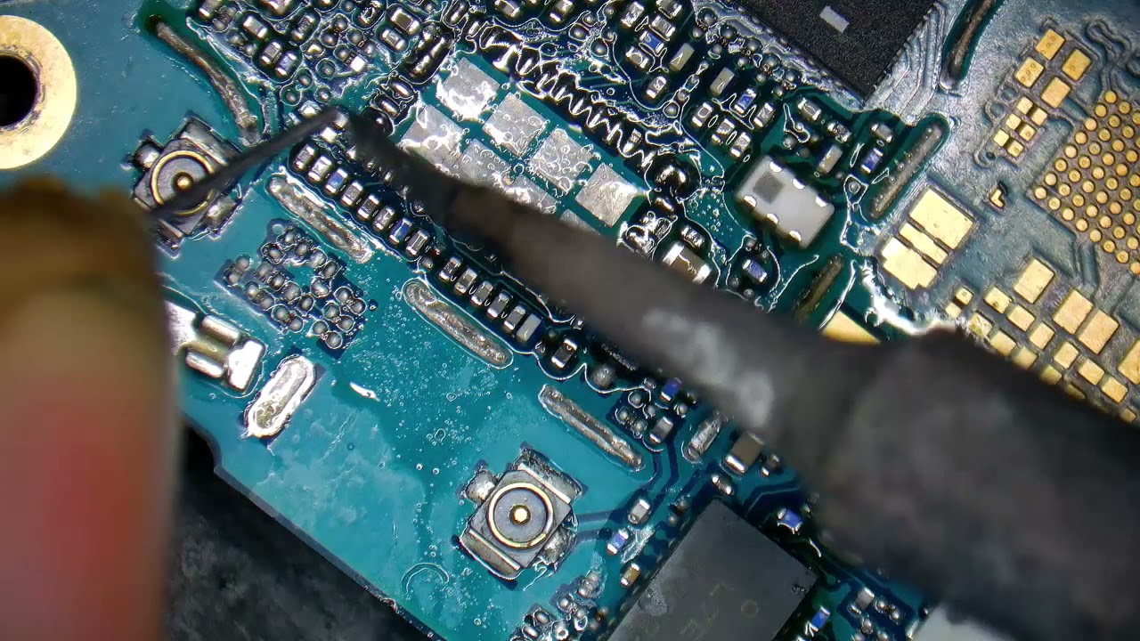 Cara pasang ic RF panjang tanpa cetak kaki ic