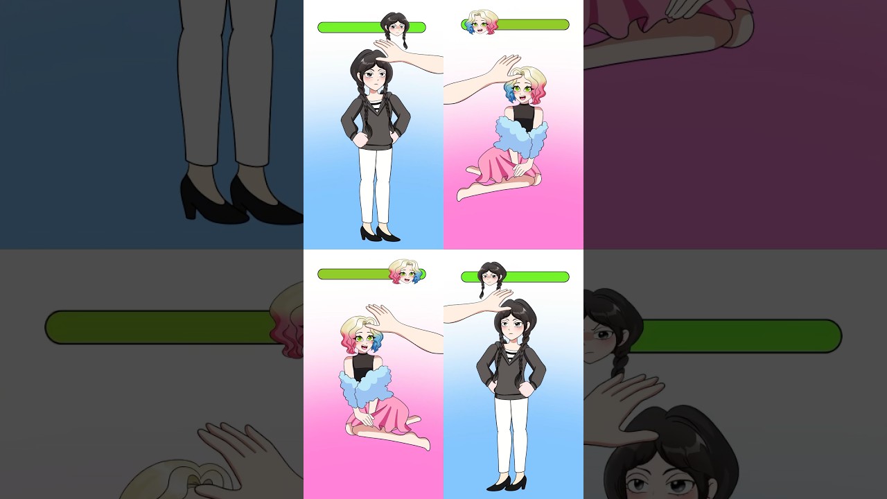 Wednesday x Enid Angry-O-Meter Complete COMPARISON 