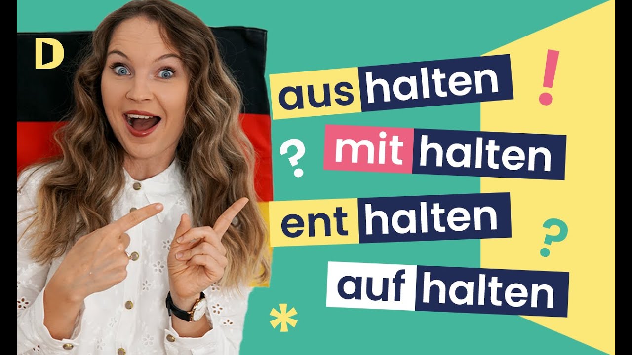 Die wichtigsten Verben mit dem Wortstamm 