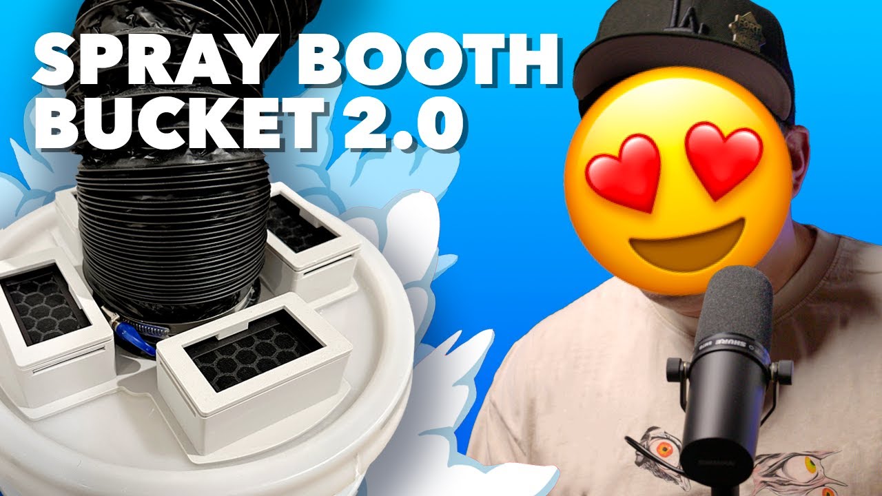 The Essential Airbrush Spray Booth Bucket Upgrade — Stop Breathing Fumes!