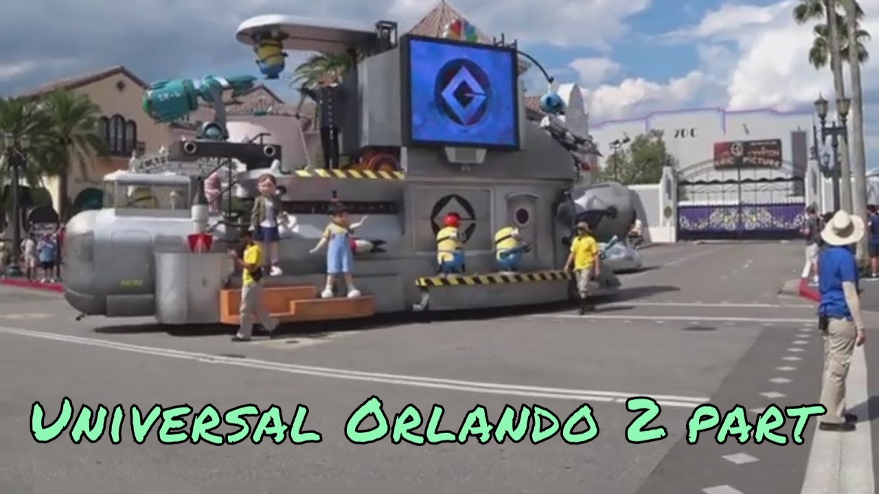 VLOG  Парк аттракционов Universal Orlando день 2