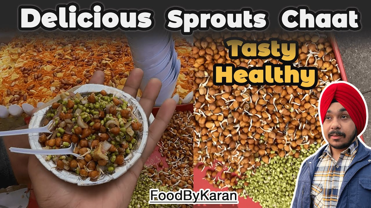 Sprouts Chaat Recipe | Sprout chaat street food | Indian Street Food