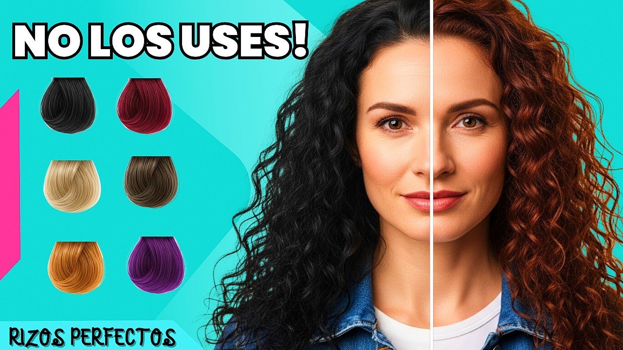 Tintes que NO debes Usar Si Tienes +50 y CABELLO RIZADO ✨ 💖