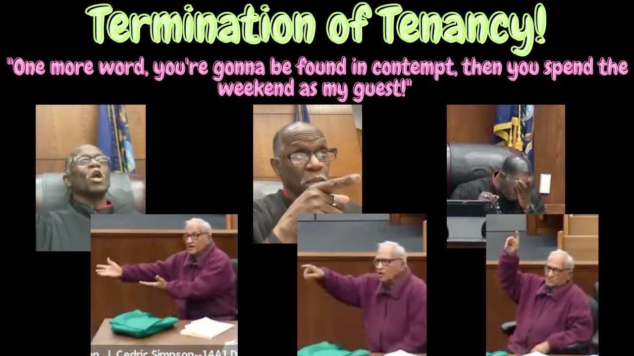 Termination of Tenancy: 