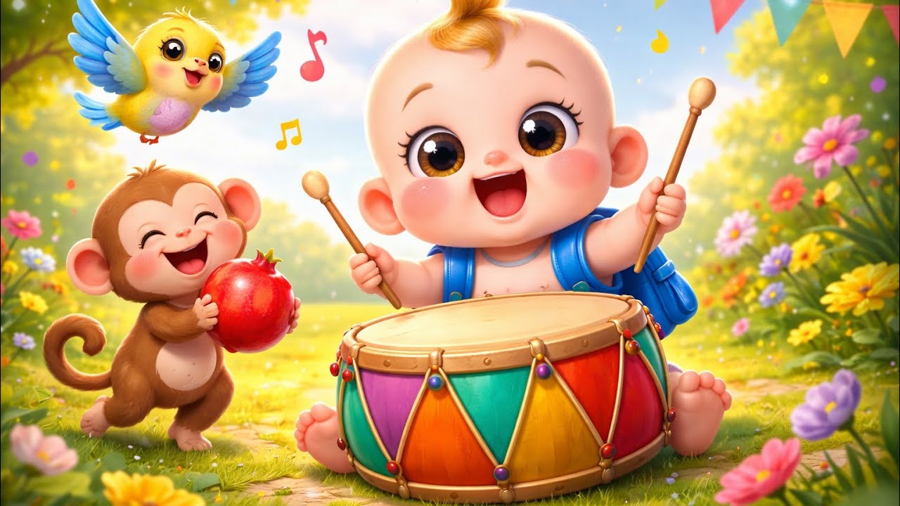 ABCD Song 🎵 | A se Anar, B se Bandar 🐵 | Hindi–English Kids Dance Rhyme | Fun ABC Learning