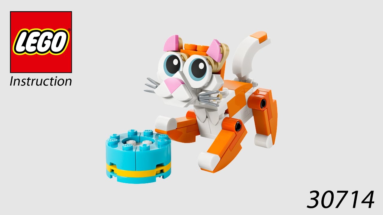 LEGO Instruction - Creator - 30714 - Orange Cat