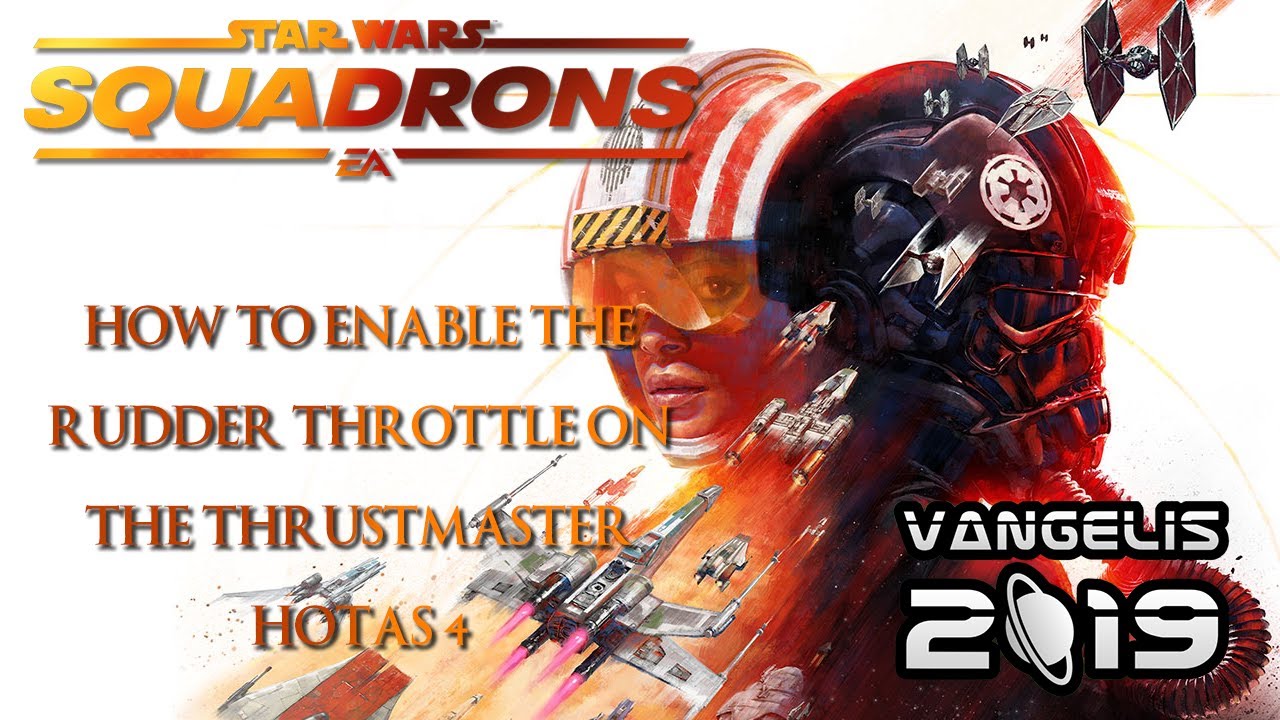 Star Wars Squadrons | PS4 | Thrustmaster HOTAS 4 | Enabling the Throttle Rudder