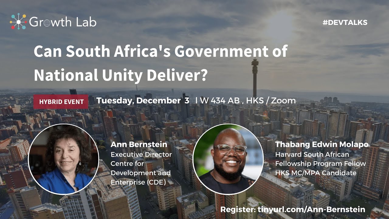 Can South Africa's Government of National Unity Deliver?