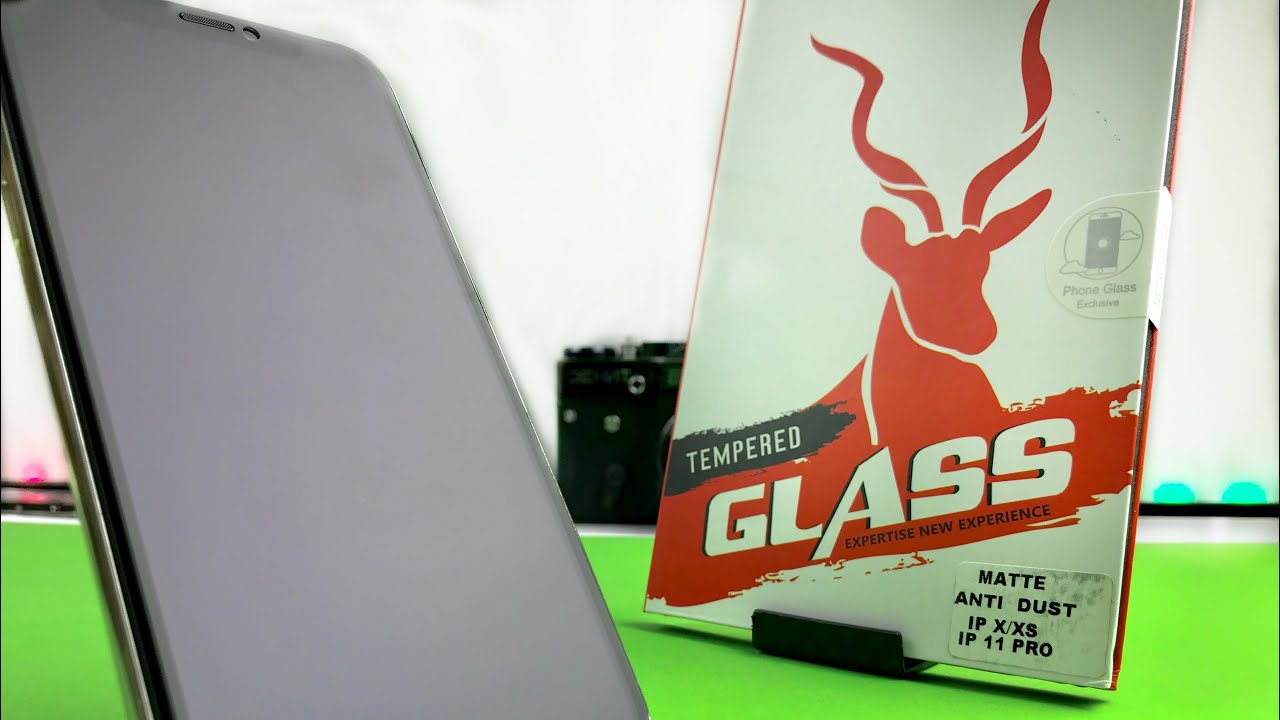 iPhone ( X /Xs /11 Pro ) Matte Anti-Dust Tempered Glass | Youksh |
