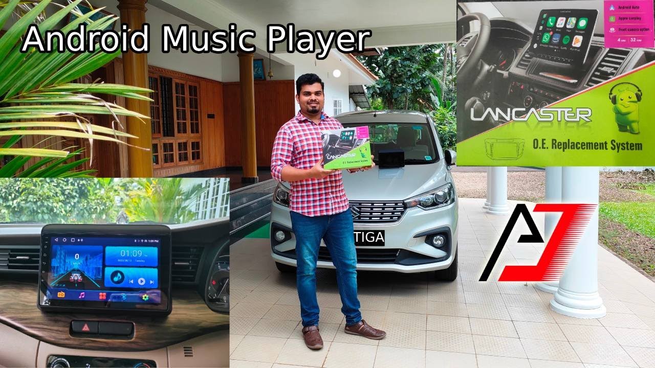 Lancaster QLED Android Music system 4GB 32GB with wireless Android Auto and Apple Carplay, DSP, TS9