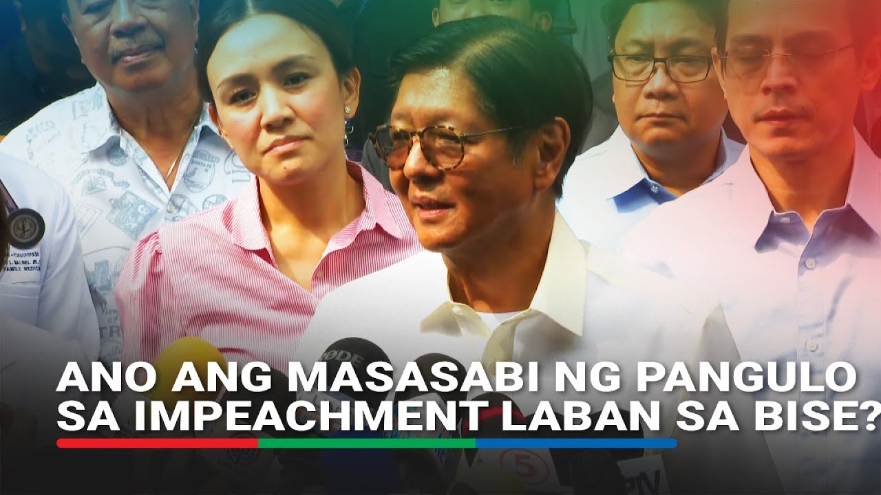 ICYMI: Reaksyon ni Marcos sa nakaambang impeachment laban kay VP Duterte