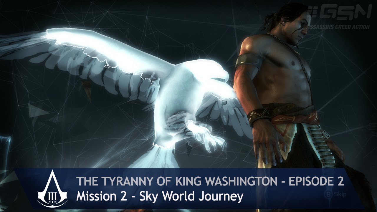 Assassin's Creed 3 - The Tyranny of King Washington - Mission 2: Sky World Journey (100% Sync)