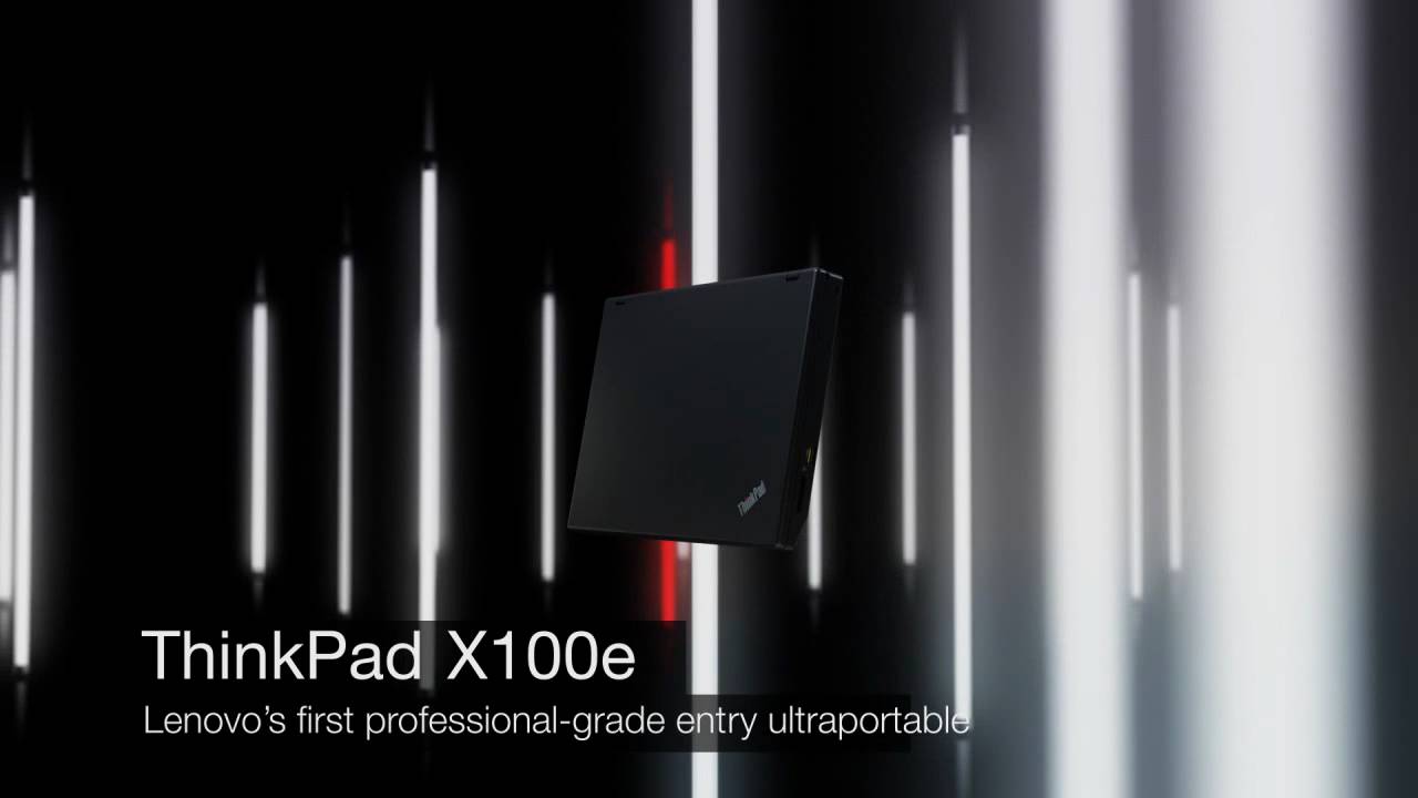 Lenovo ThinkPad X100e notebook product tour