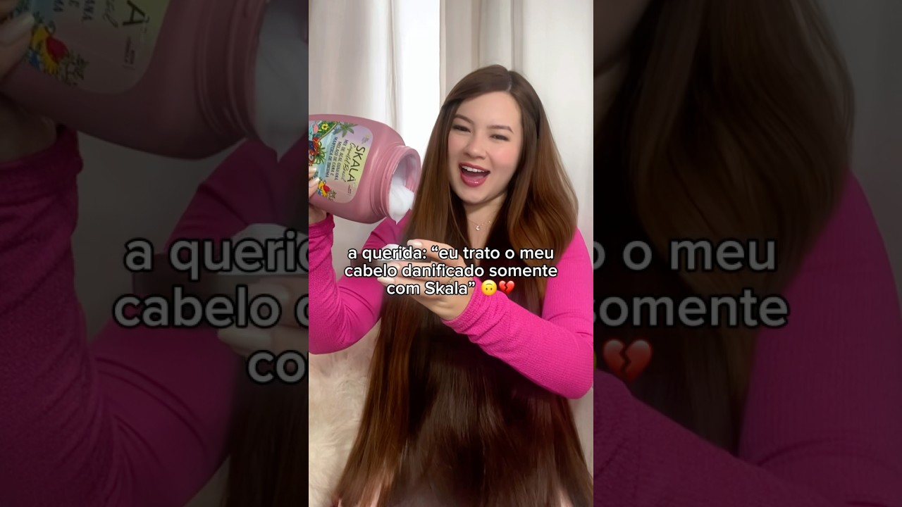 SKALA N&Atilde;O TRATA O CABELO DANIFICADO 🚨😭 #dicasdecabelo #skala #cabelo