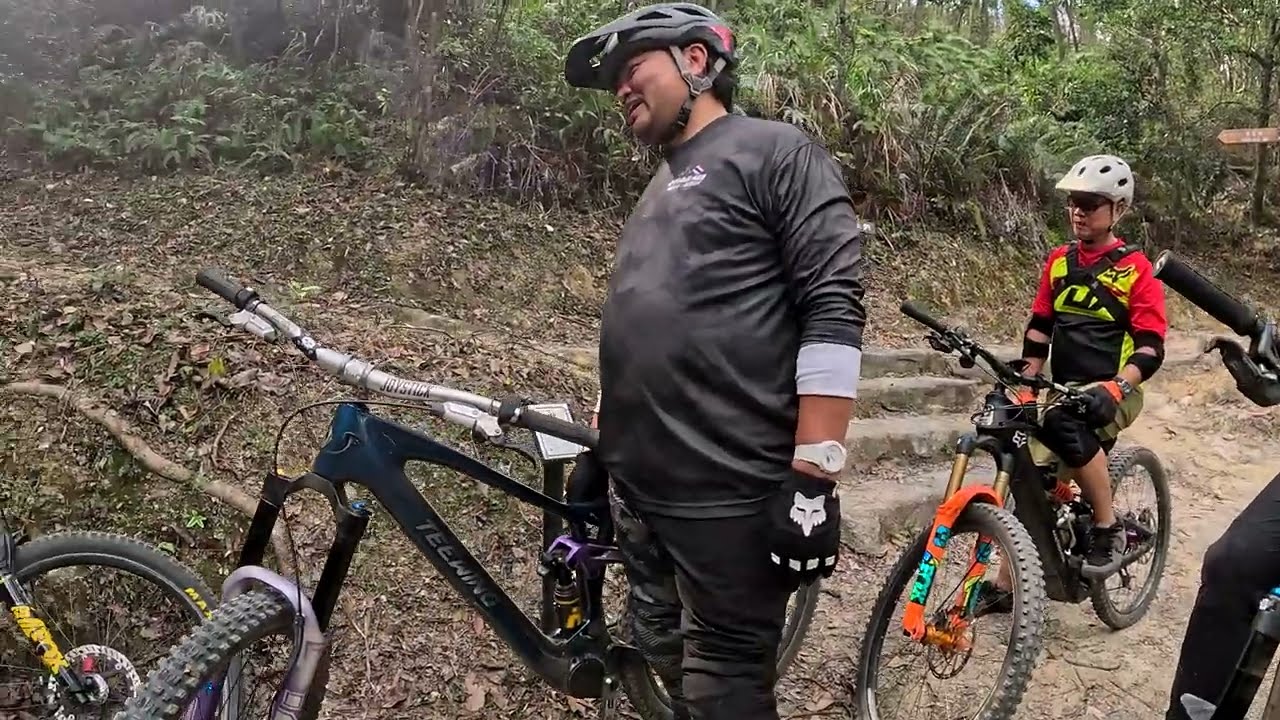 電助力10幾人E-bike團~圓墩一帶今次有甲龍王,大隻Ben踩到氣咳😂 Dec ￼2025