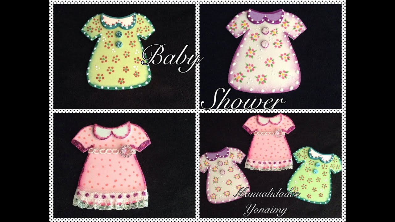 VESTIDITO CON MANGAS  PARA BABY SHOWER