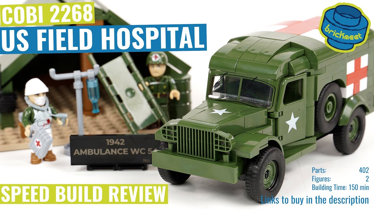 US Field Hospital *LIMITED EDITION* - COBI 2268 (Speed Build Review)