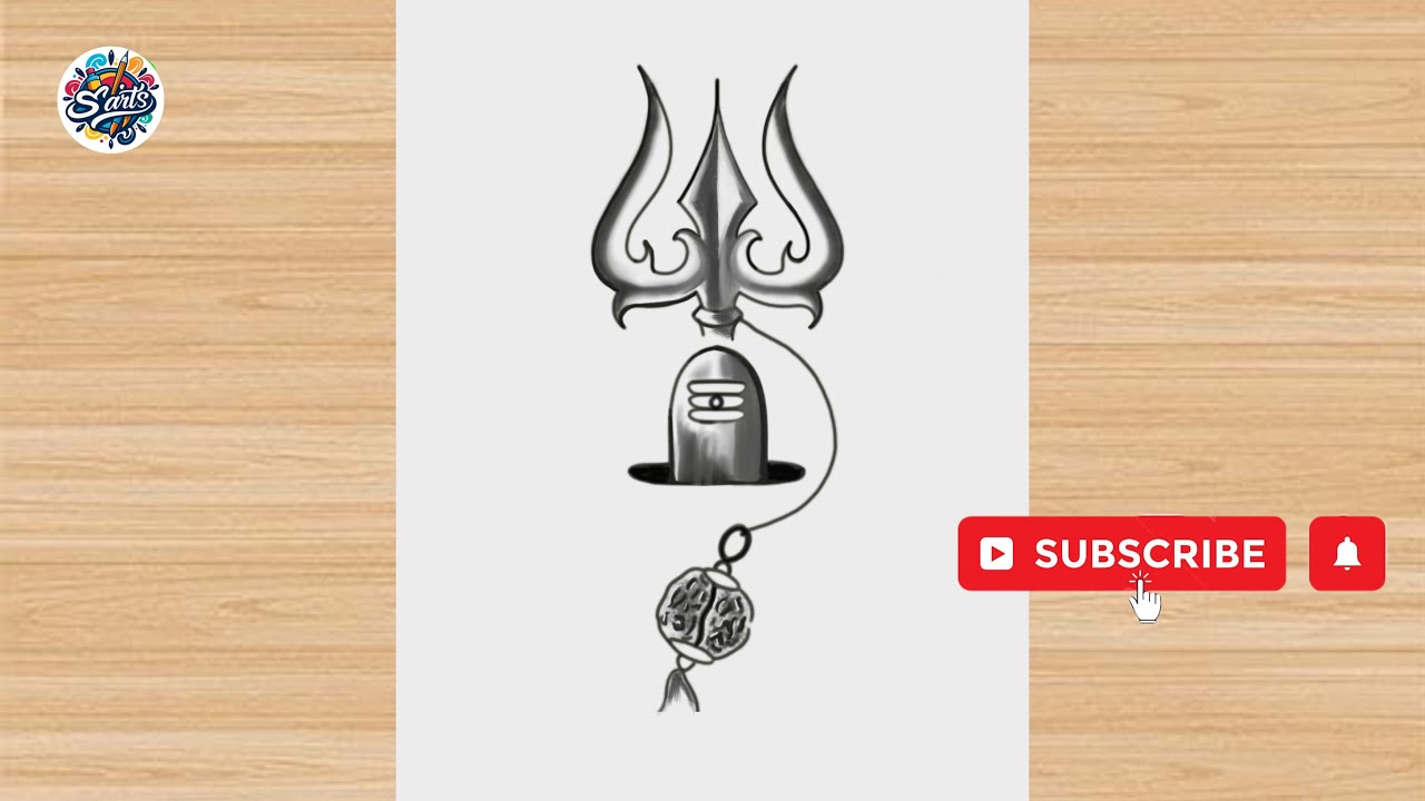 Beautiful Shivling Sketch - Step by Step | Easy Drawing | Shivling Pencil Drawing for Beginners