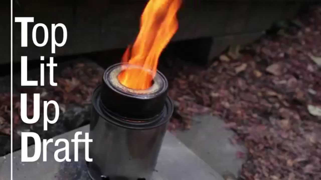TLUD stove for biochar
