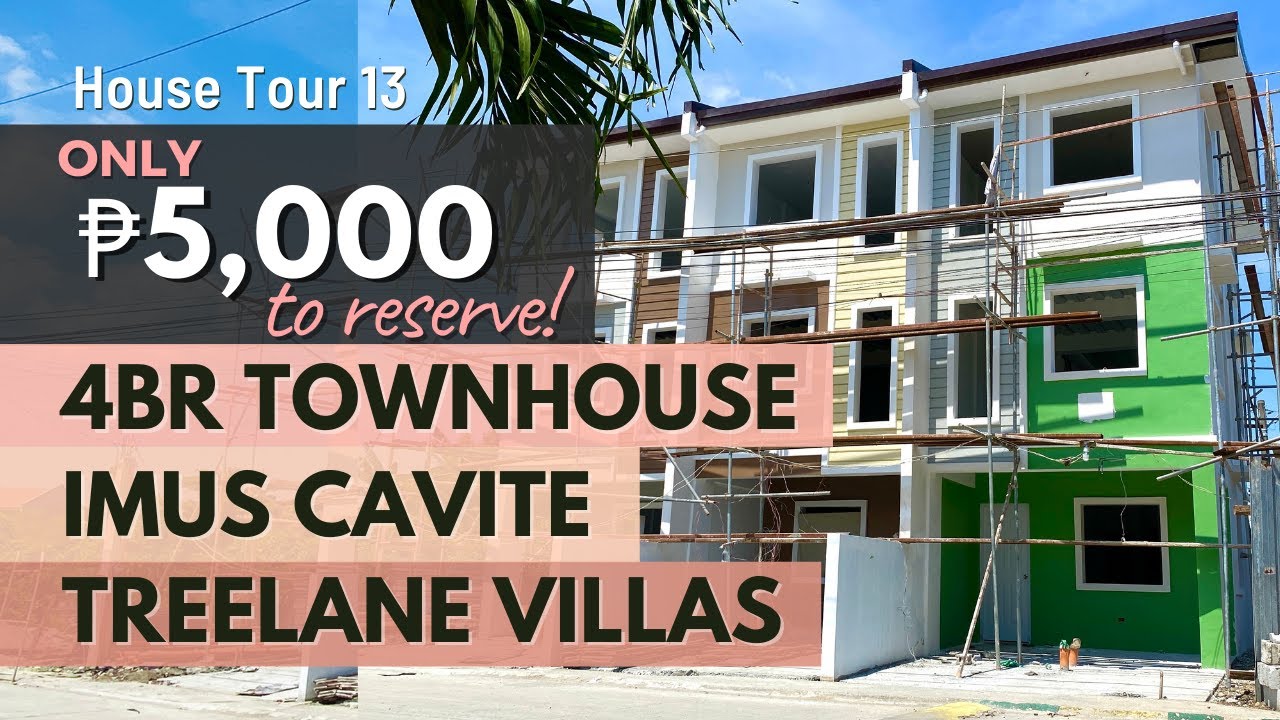 House Tour 13 | 4BR Affordable Townhouse | House & Lot Imus | Villa 94 @ Treelane Villas Imus Cavite