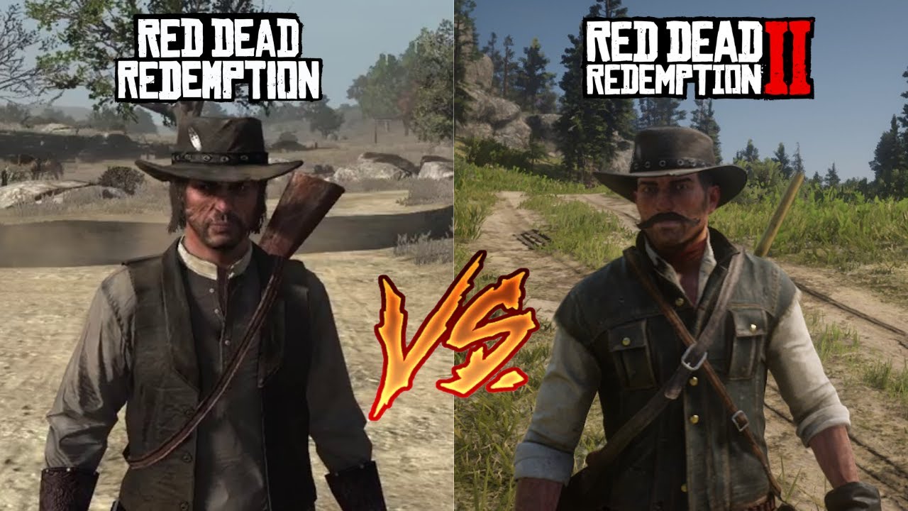 RDR 2 vs RDR 1 - John Marston Comparison