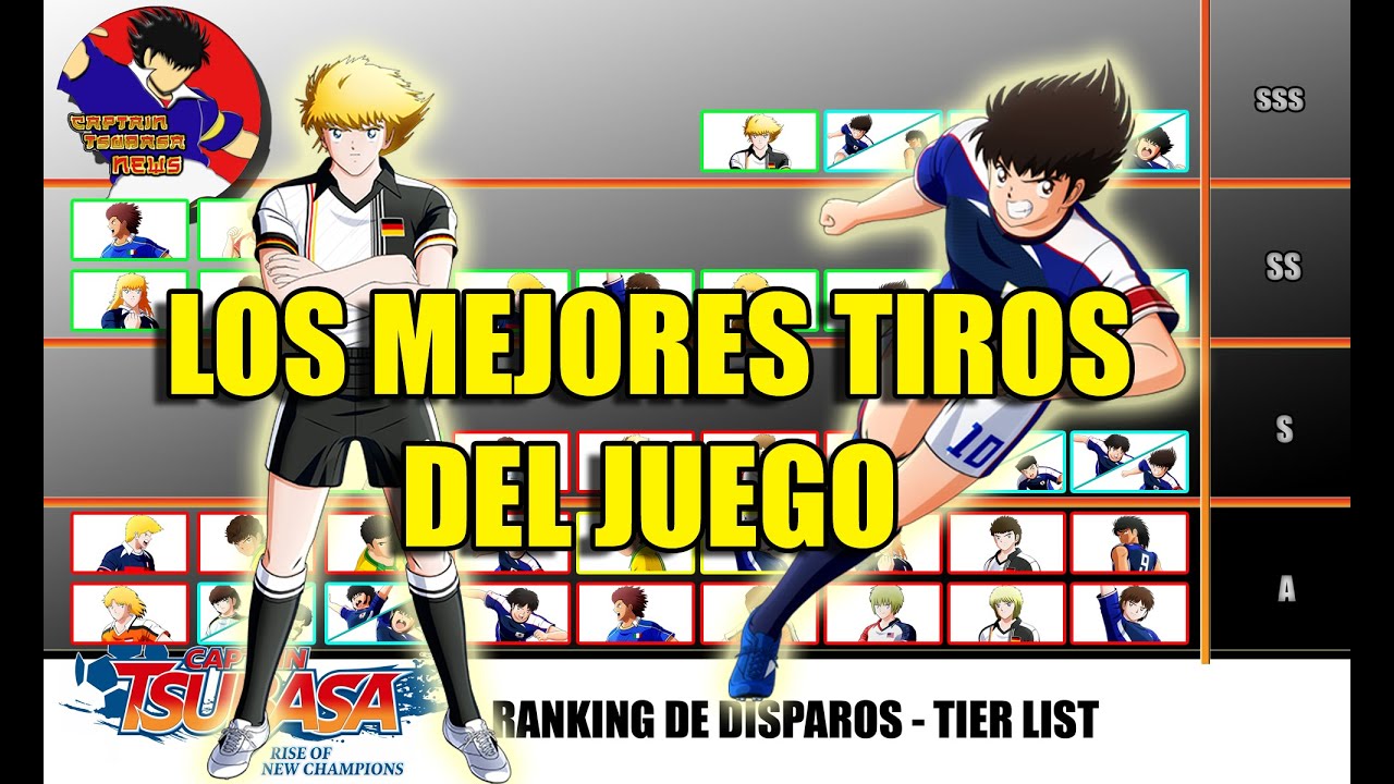 LOS MEJORES TIROS DE RISE OF NEW CHAMPIONS - TIER LIST - TOP DISPAROS - CAPTAIN TSUBASA NEWS