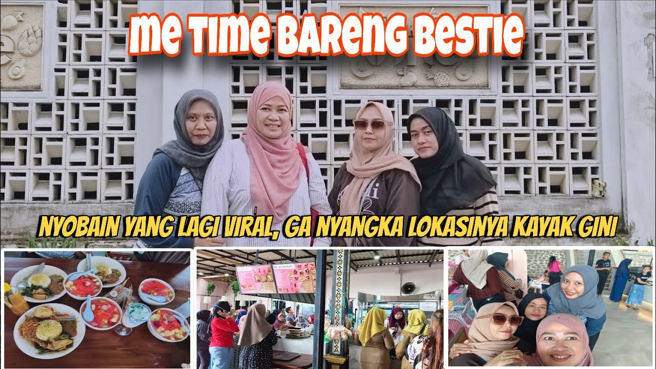 SERUNYA JALAN BARENG BESTIE. JAJAN ES YANG LAGI VIRAL, GA NYANGKA DISINI TEMPATNYA.