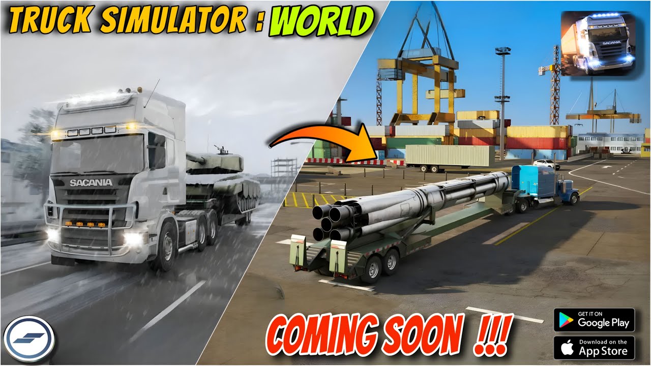 🚛 Truck Simulator : World 🚛 First look + Release date of Android version || By SIR STUDIO ||
