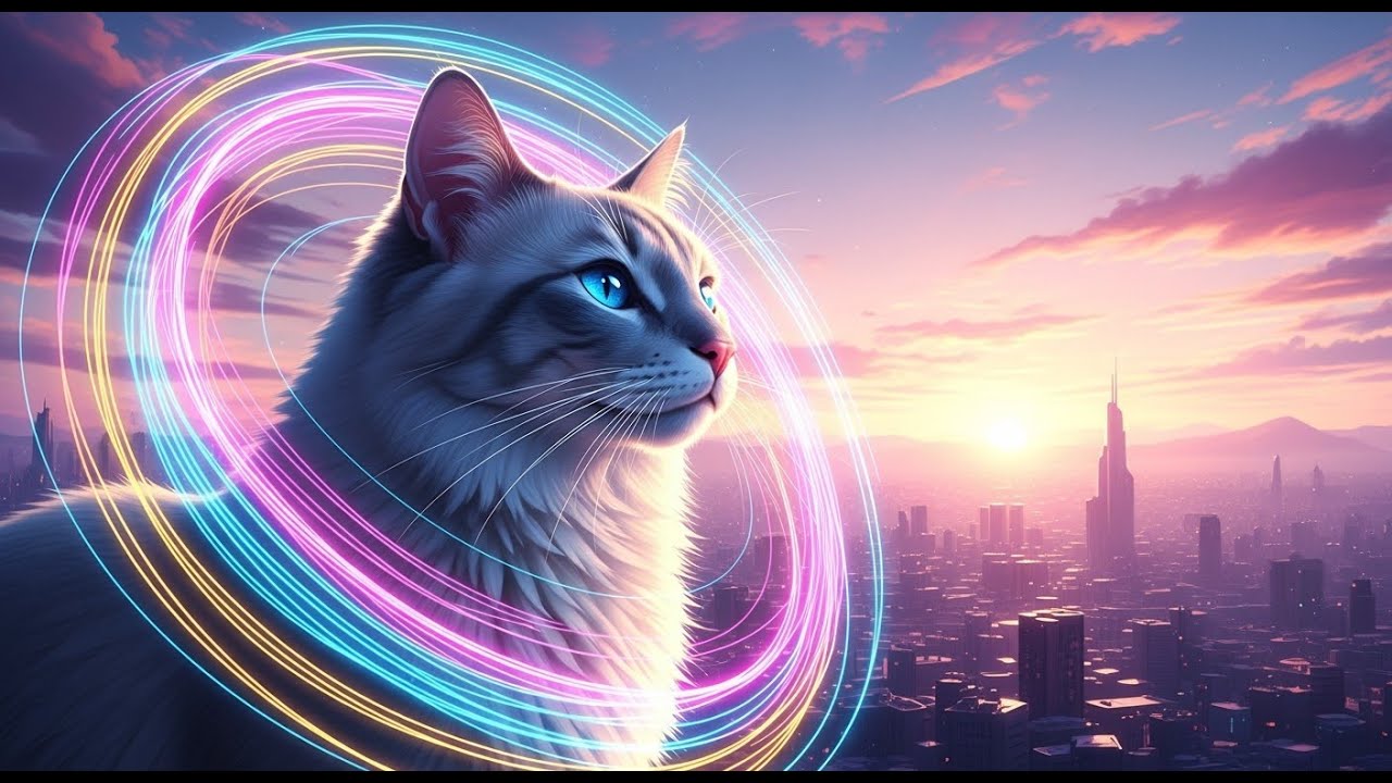 RETROWAVE CAT RADIO📻 ● Electro ● Synth ● Indie ● Music Mix 😻🪐9 hours mix