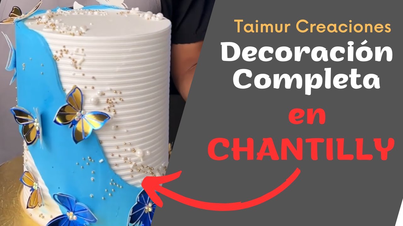 Pastel de Vainilla y Decoración con Chantilly: Curso Completo desde Cero