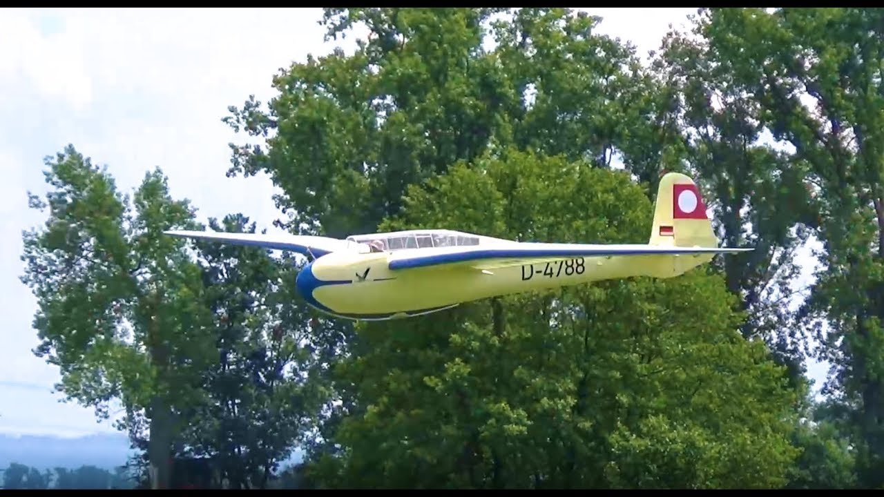 Vintage Glider - DFS Kranich (1938) at Kehler Flugtage 2018