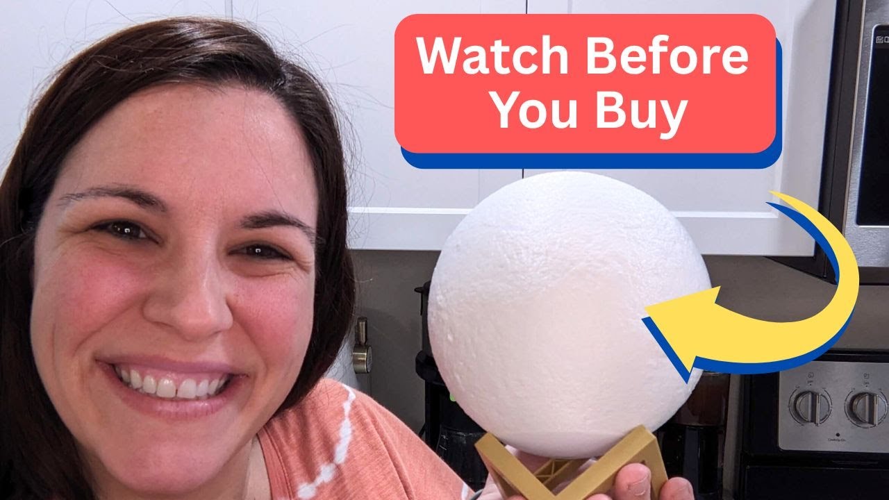 HOLA Paint Your Own Moon Lamp Kit Review - Watch Before You Buy!