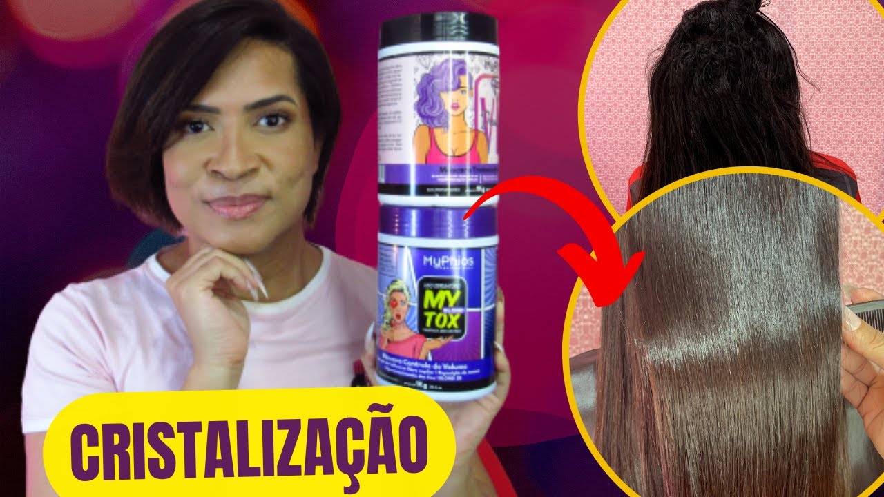 CRISTALIZAÇÃO CAPILAR MYPHIOS RESENHA MAIS PASSO A PASASSO - DENISON DXIAMOND