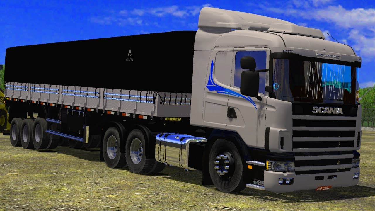 [DOWNLOAD MOD] - SCANIA 164L V8 COM CARRETA QUALIFICADA - WORLD TRUCK DRIVING SIMULATOR
