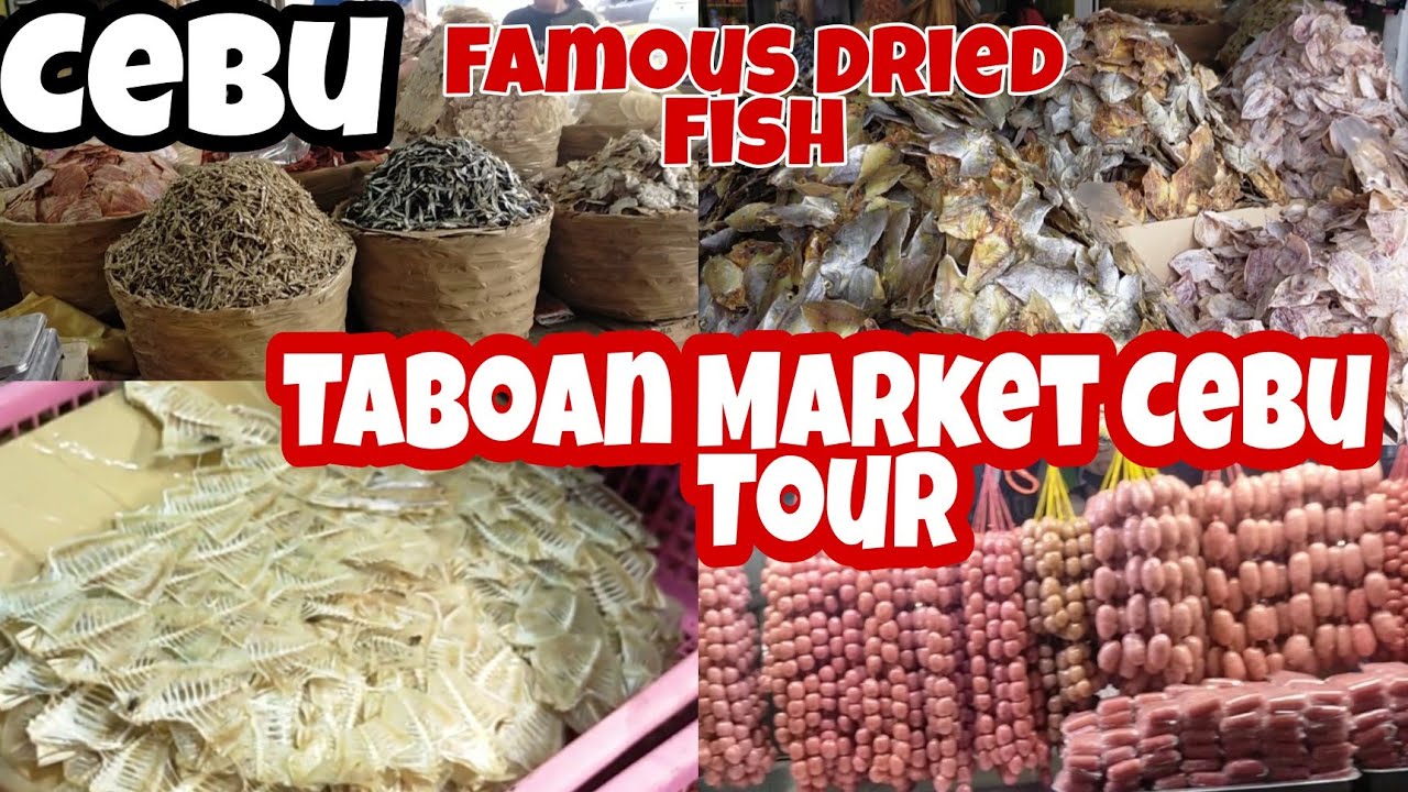 Taboan Market Cebu Tour// Cebu  Famous Dried Fish #taboanmarket #famous #market