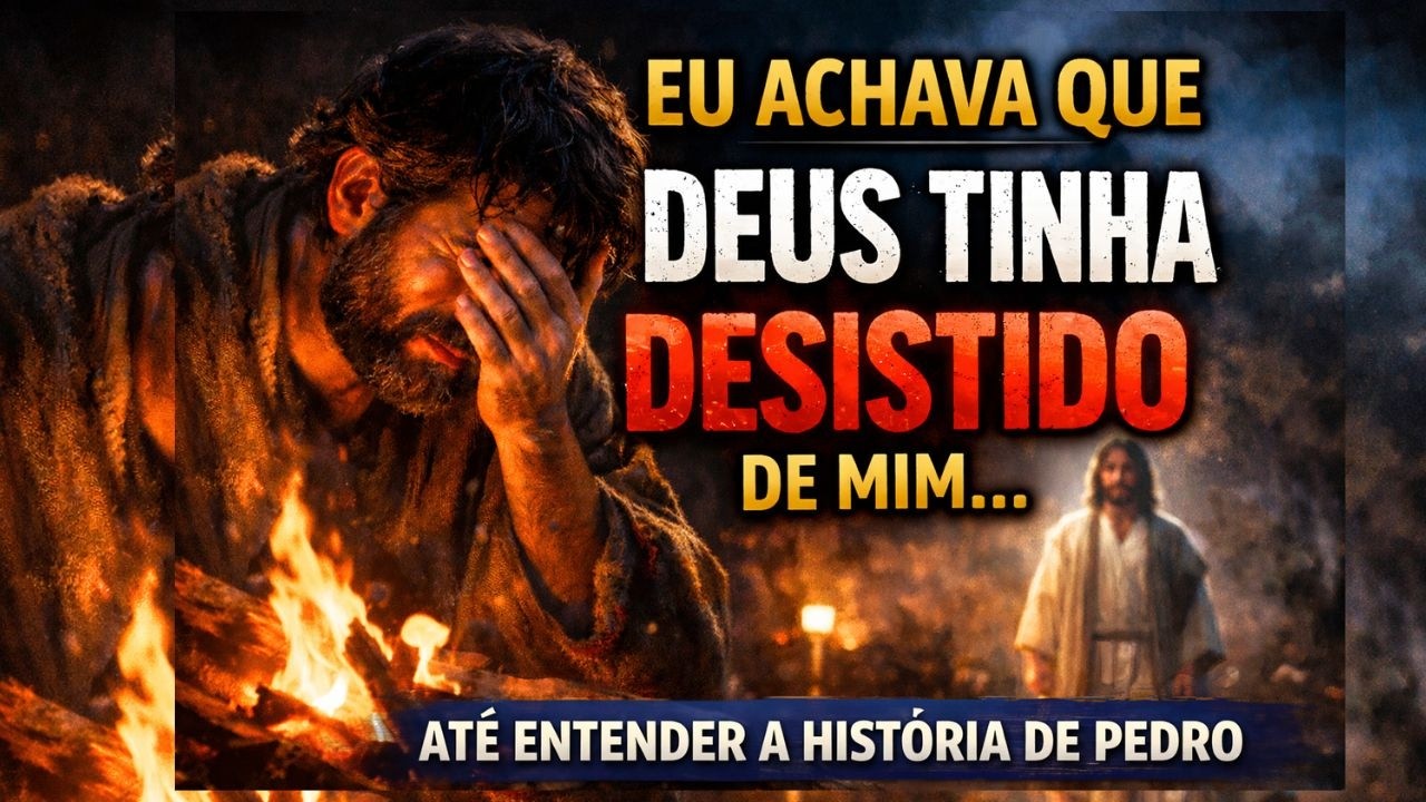 EU ACHEI QUE DEUS TINHA DESISTIDO DE MIM… ATÉ ENTENDER A HISTÓRIA DE PEDRO