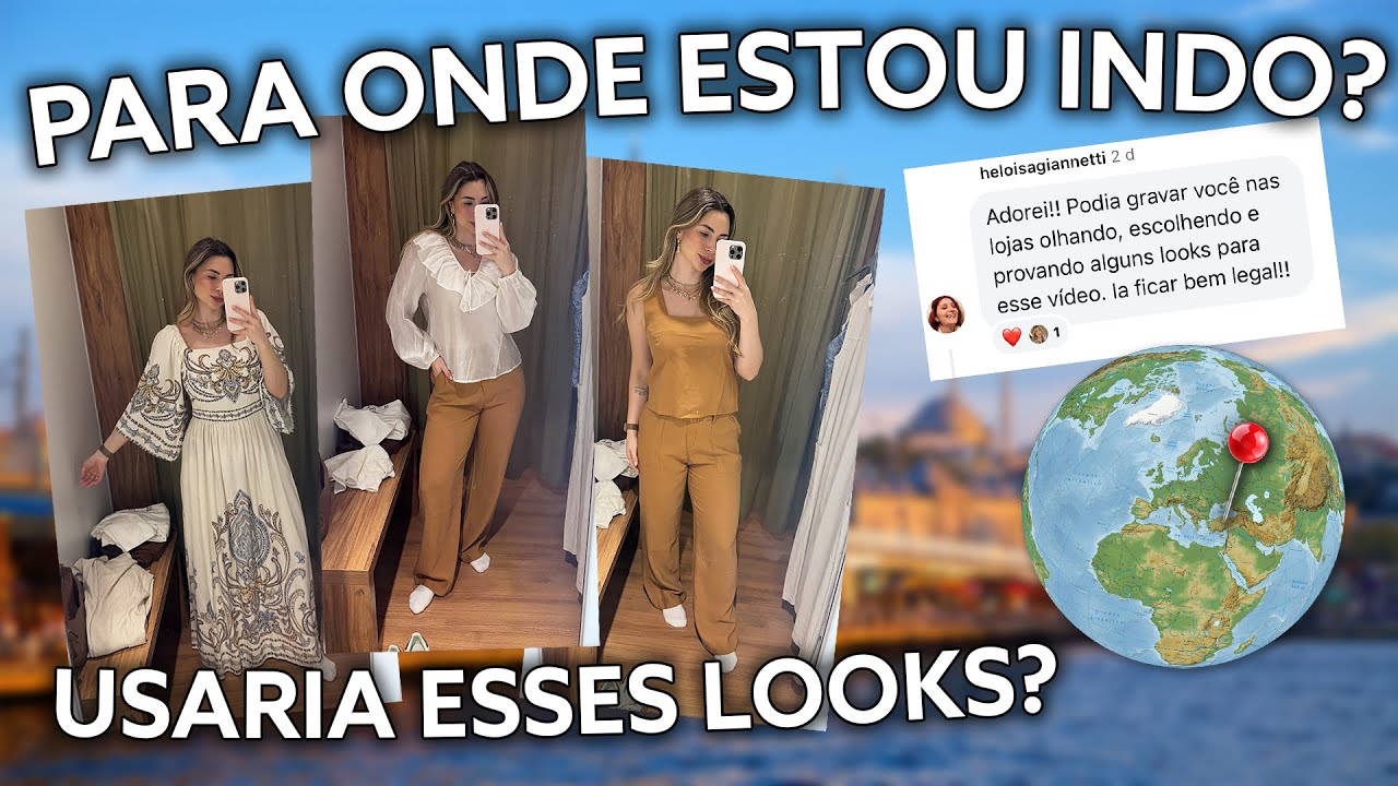 COMPRINHAS DE LOOKS PARA A PRÓXIMA VIAGEM