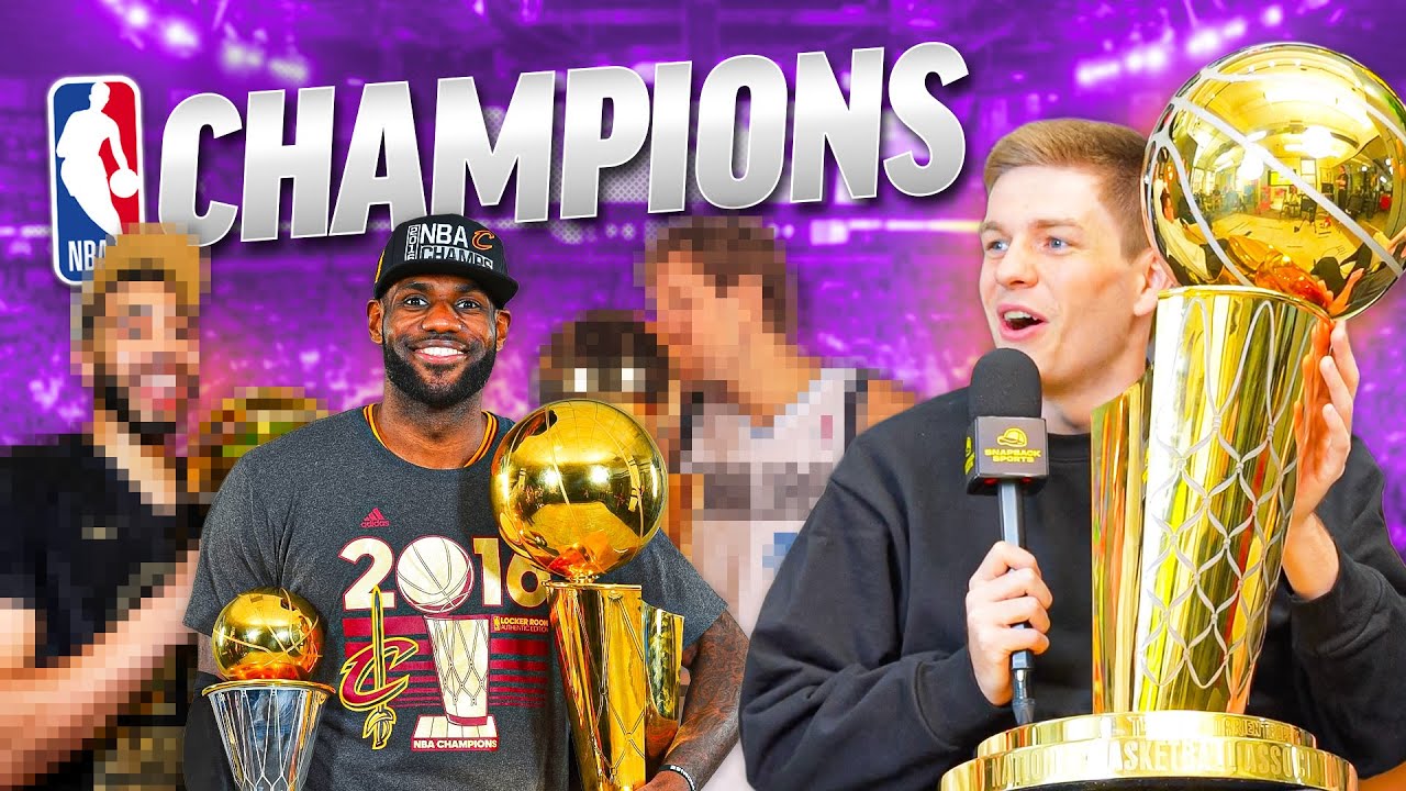 Guessing Blurry NBA Champions w/ The Larry O'Brien Trophy!