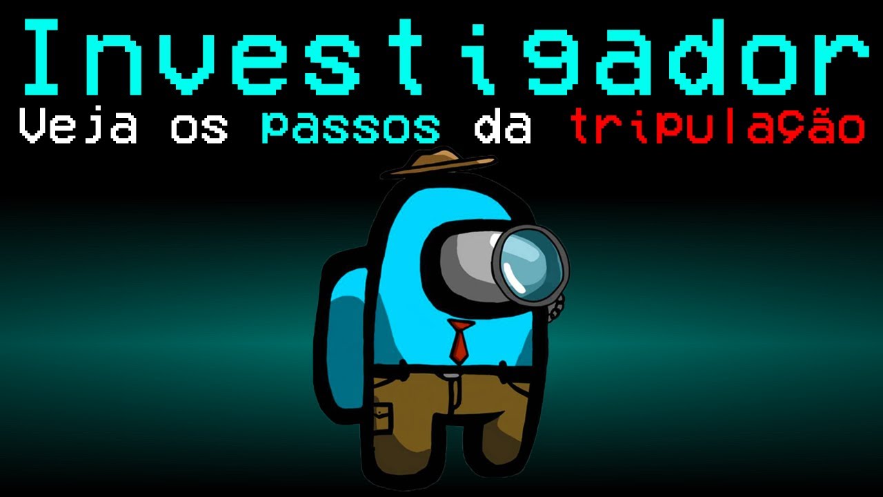 Among Us mas NOVO MODO com INVESTIGADOR (veja as pegadas)
