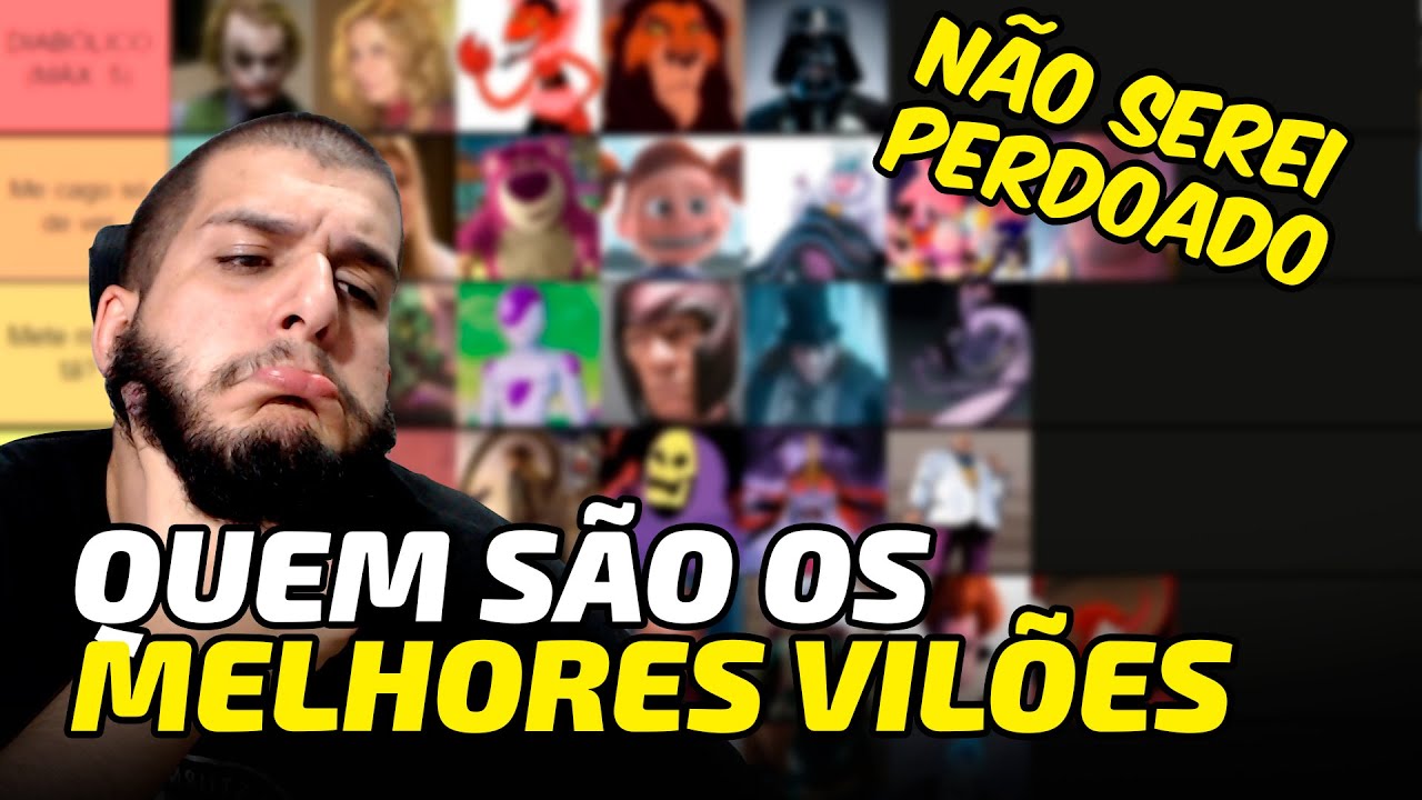QUEM SÃO OS MELHORES VILÕES DA HISTÓRIA | NÃO SEREI PERDOADO POR ESSA TIERLIST - CORTES DO CERTEZAS