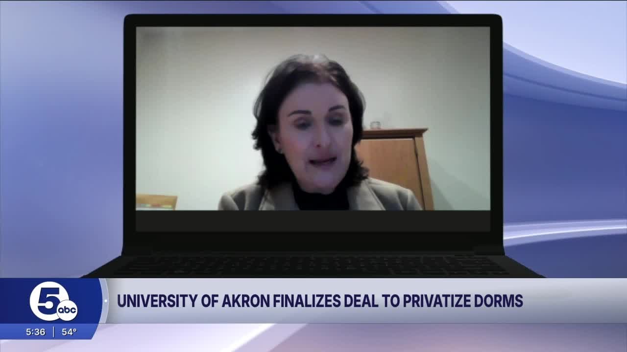 University of Akron finalizes deal to privatize dorms.