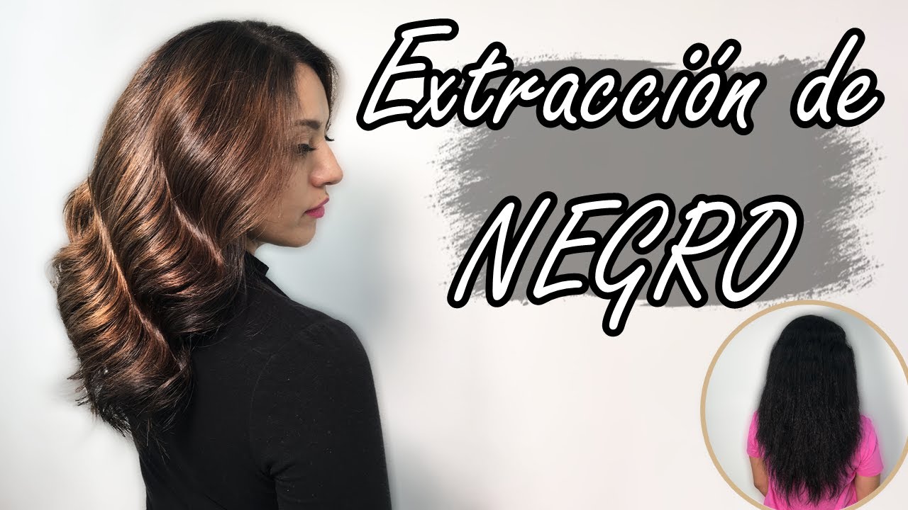 😱 EXTRACCIÓN DE TINTE NEGRO  - Técnica Black Camouflage 😱