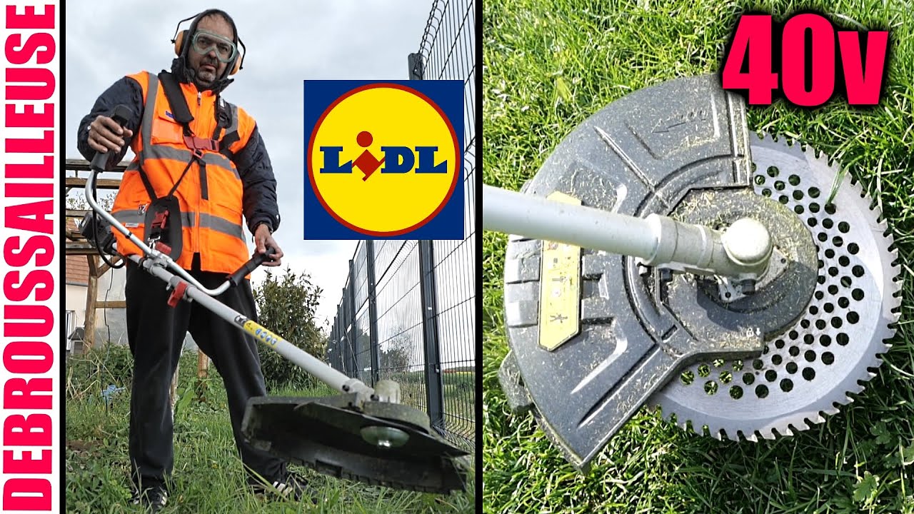 LIDL Аккумуляторный кусторез PARKSIDE PERFORMANCE PPFSA 40-Li B2 40v brushless Cordless Brush Cutter