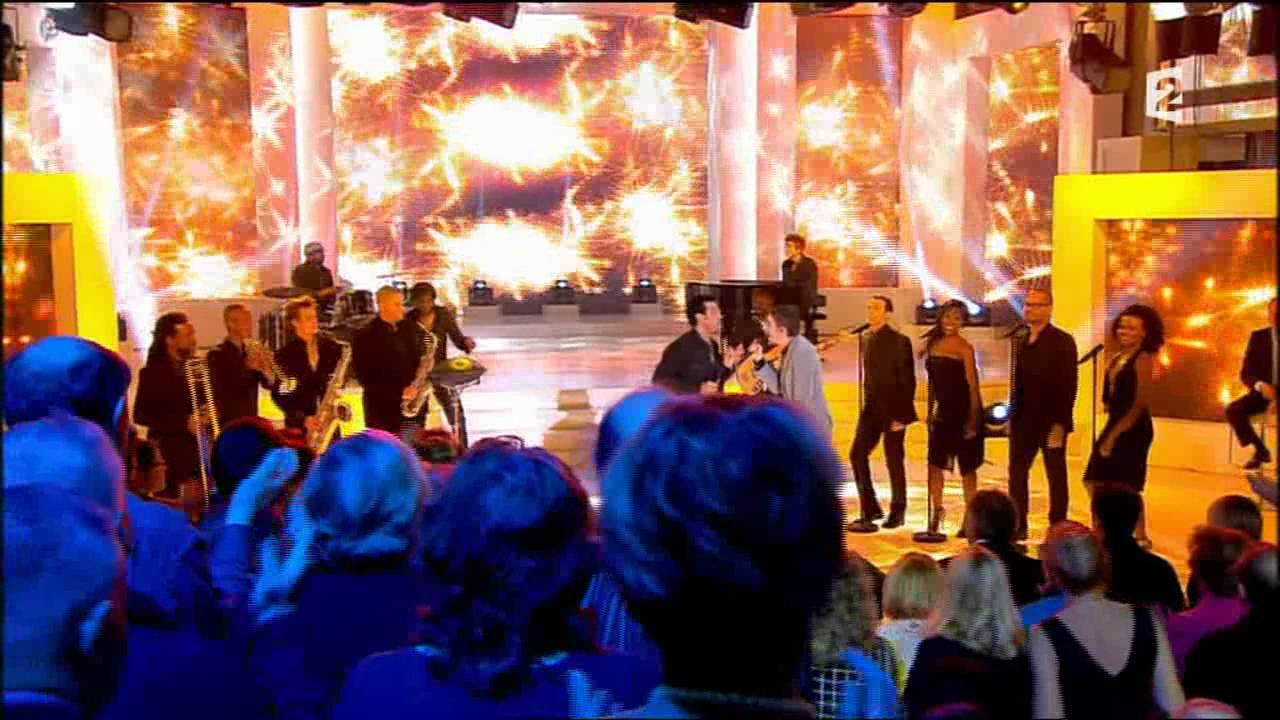 Lionel Richie & Christophe Willem - All night long @ Champs Elysées - 10.03.12