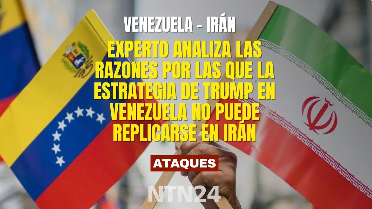 Experto explica por qué la estrategia de Trump en Venezuela no puede replicarse en Irán
