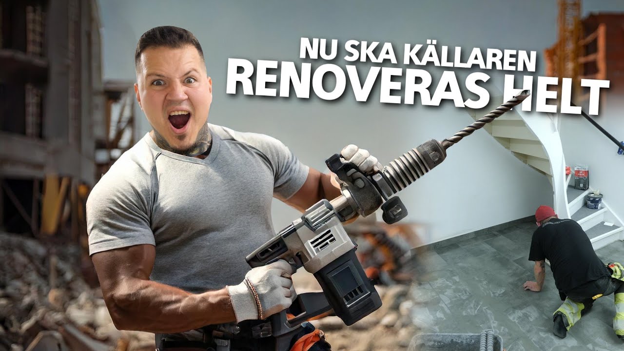 F&ouml;rvandlar k&auml;llaren till boyta - Renoverar nya huset